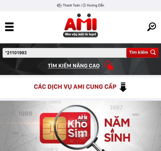 Công cụ tìm kiếm sim năm sinh thông minh - Ảnh 5. Công cụ tìm kiếm sim năm sinh thông minh - Ảnh 5.