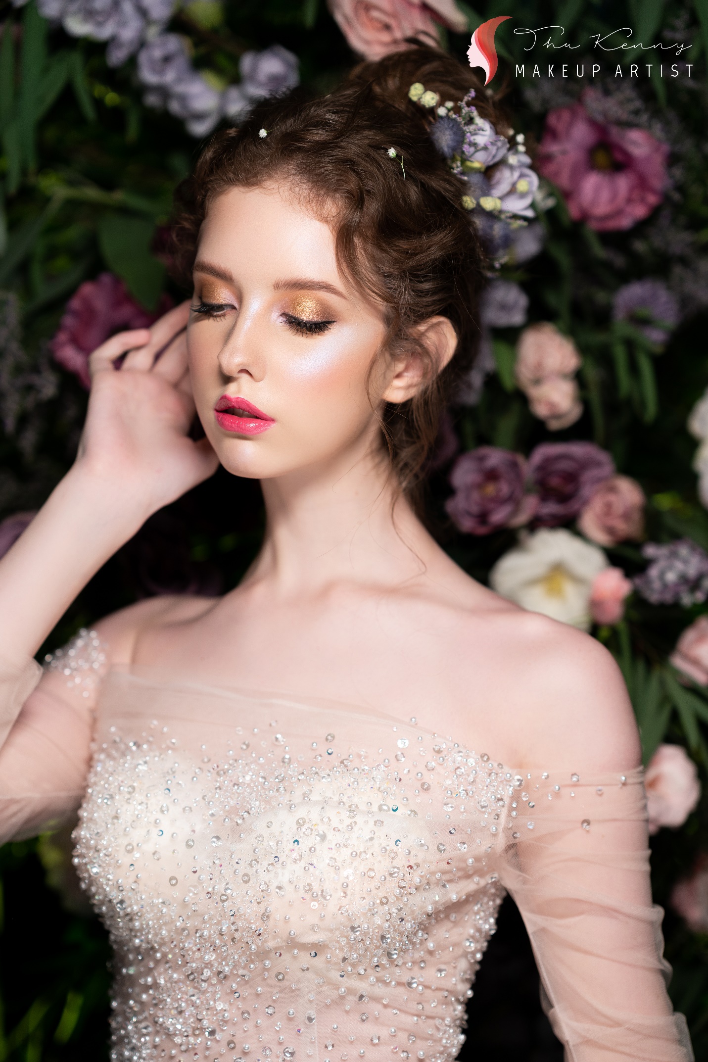 Nắm bắt những phong cách trang điểm cô dâu tuyệt đẹp cùng Thu Kenny Makeup - Ảnh 6. Nắm bắt những phong cách trang điểm cô dâu tuyệt đẹp cùng Thu Kenny Makeup - Ảnh 6.