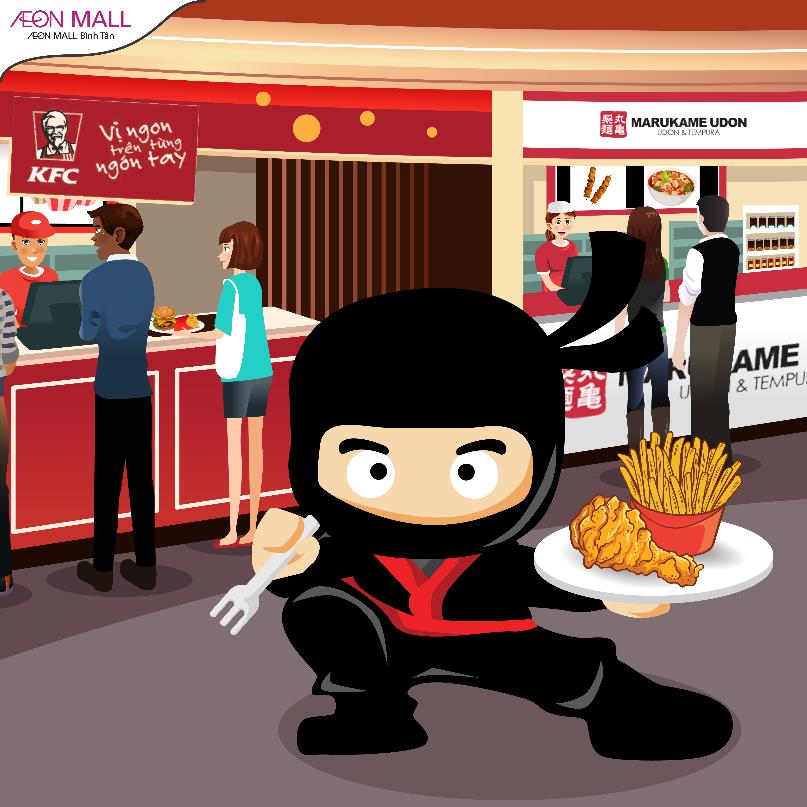 Black Friday hóa “Ninja Sale” đột nhập AEON MALL Bình Tân - Ảnh 2. Black Friday hóa “Ninja Sale” đột nhập AEON MALL Bình Tân - Ảnh 2.