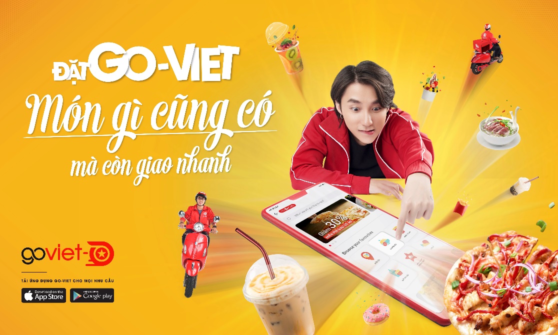 GO-VIET chọn Sơn Tùng M-TP làm đại sứ thương hiệu và triển khai thí điểm dịch vụ GO-FOOD tại TP. Hồ Chí Minh - Ảnh 2. GO-VIET chọn Sơn Tùng M-TP làm đại sứ thương hiệu và triển khai thí điểm dịch vụ GO-FOOD tại TP. Hồ Chí Minh - Ảnh 2.