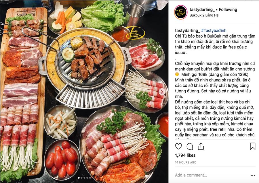 Buffet Nướng Lẩu Buk Buk Hàn Quốc được giới trẻ check in rần rần - Ảnh 1. Buffet Nướng Lẩu Buk Buk Hàn Quốc được giới trẻ check in rần rần - Ảnh 1.