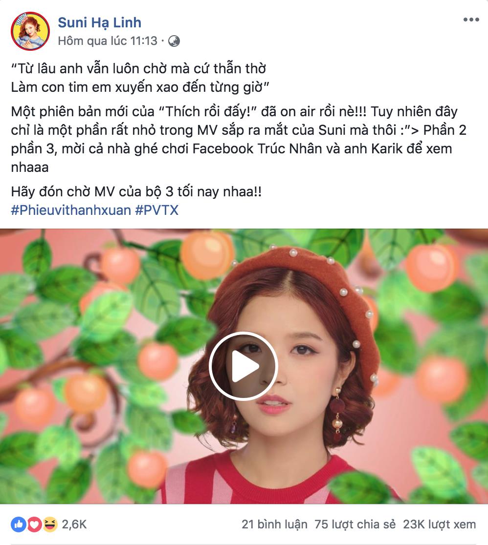 Suni Hạ Linh, Trúc Nhân và Karik “nhá hàng” MV mới khiến dân tình “đứng ngồi không yên” - Ảnh 1. Suni Hạ Linh, Trúc Nhân và Karik “nhá hàng” MV mới khiến dân tình “đứng ngồi không yên” - Ảnh 1.