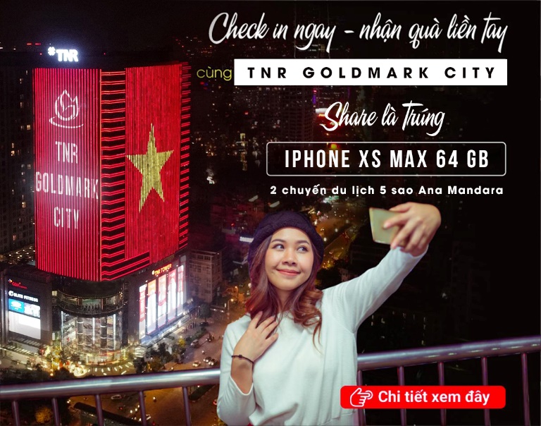 TNR Goldmark City tặng quà cổ vũ đội tuyển giành chiến thắng - Ảnh 1. TNR Goldmark City tặng quà cổ vũ đội tuyển giành chiến thắng - Ảnh 1.