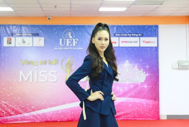 Giải vàng siêu mẫu 2018 – Quỳnh Hoa bất ngờ ngồi ghế giám khảo Sơ kết Miss UEF 2019 - Ảnh 1.