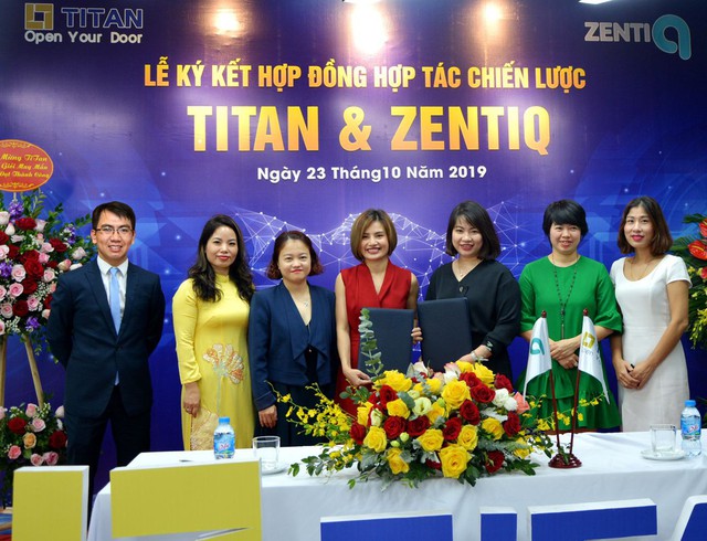 Lễ ký kết hợp tác chiến lược giữa Titan và Zentiq - Ảnh 1.