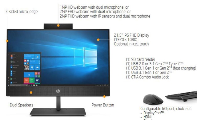 HP PRO ONE 400 G5 và 600 G5 - Máy tính tất cả trong một siêu tiện dụng đến từ HP - Ảnh 1.