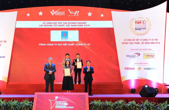 PV GAS được vinh danh trong Top 500 Doanh nghiệp lợi nhuận tốt nhất Việt Nam năm 2019 - Ảnh 1.