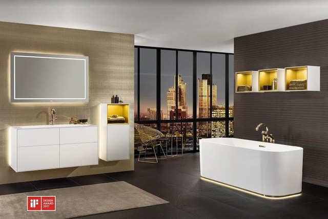 5 xu hướng không gian phòng tắm ấn tượng - Ảnh 2. 5 xu hướng không gian phòng tắm ấn tượng - Ảnh 2.