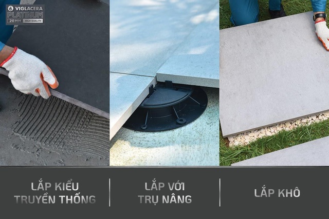 Gạch dày 20mm và bước tiến lớn trong giải pháp thi công - Ảnh 1.