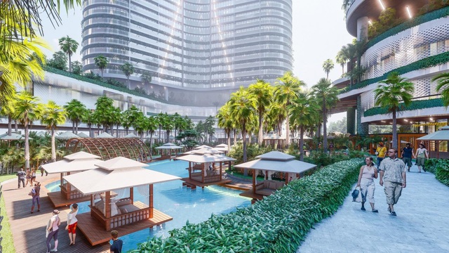 Tổ hợp resort hơn 1 tỷ USD có sông nhân tạo, thác nước và vườn nhiệt đới tiếp cận thềm căn hộ tại quận 7 - Ảnh 7.