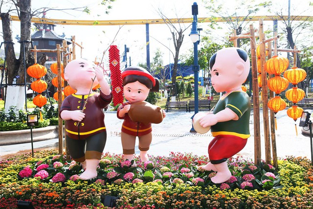 Lễ hội hoa xuân Sun World Halong Complex: Điểm hẹn hấp dẫn thu hút du khách dịp Tết - Ảnh 1. Lễ hội hoa xuân Sun World Halong Complex: Điểm hẹn hấp dẫn thu hút du khách dịp Tết - Ảnh 1.