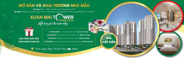 Dự án Xuân Mai Tower – Thanh Hóa mở bán chính thức và khai trương căn hộ mẫu - Ảnh 1.