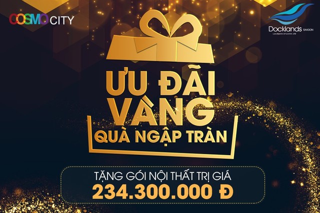 Chủ đầu tư Tập Đoàn Bảo Gia tặng hơn 230 triệu cho khách hàng Cosmo City và Docklands Sài Gòn - Ảnh 1.