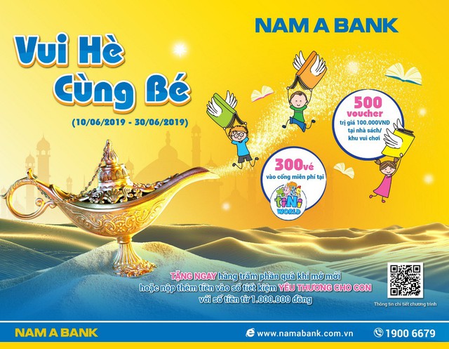 Nhận quà kép khi gửi tiết kiệm yêu thương cho con tại Nam A Bank - Ảnh 1.