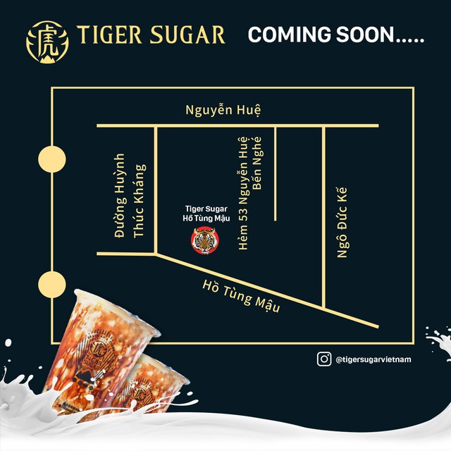 Trà sữa Tiger Sugar khai trương cửa hàng tại Việt Nam, tung nhiều ưu đãi cho khách hàng - Ảnh 3.