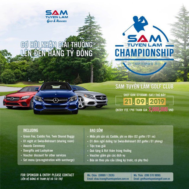 Giải golf SAM Tuyền Lâm Championship 2019 chính thức khởi tranh tại Đà Lạt vào ngày 21 tháng 09 - Ảnh 2.