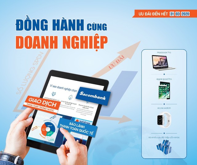 Dịch vụ ngân hàng hiện đại dành cho doanh nghiệp tại Sacombank - Ảnh 1.