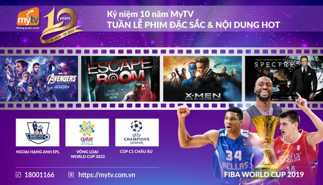 MyTV mở ‘đại tiệc’ thể thao và điện ảnh mừng kỷ niệm sinh nhật 10 năm - Ảnh 1.