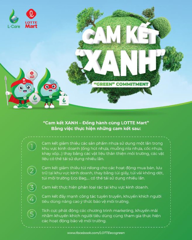 Lotte Mart và chiến dịch “Cam kết Xanh” kêu gọi sự chung tay bảo vệ môi trường - Ảnh 2.