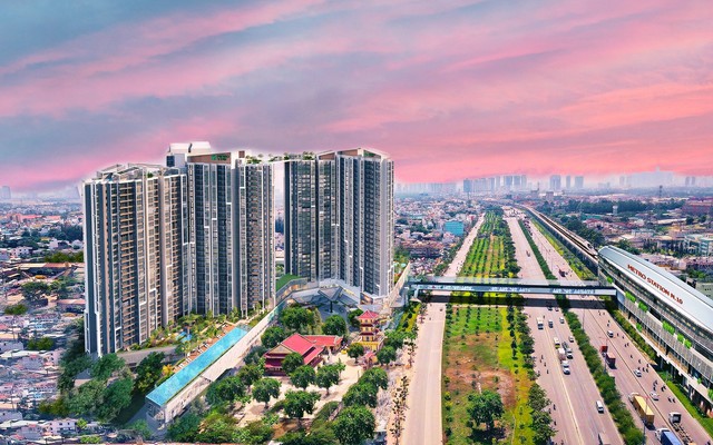 Sky Bridge: điểm ngắm hoàng hôn thơ mộng đông Sài Gòn trong tương lai - Ảnh 1.