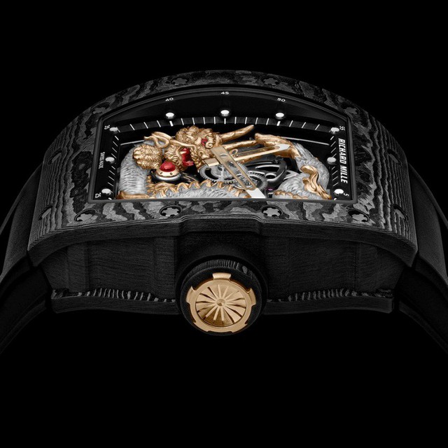 RM 57-03 Tourbillon Sapphire Dragon - đưa nghệ thuật chạm khắc lên chất liệu tiên phong - Ảnh 2.