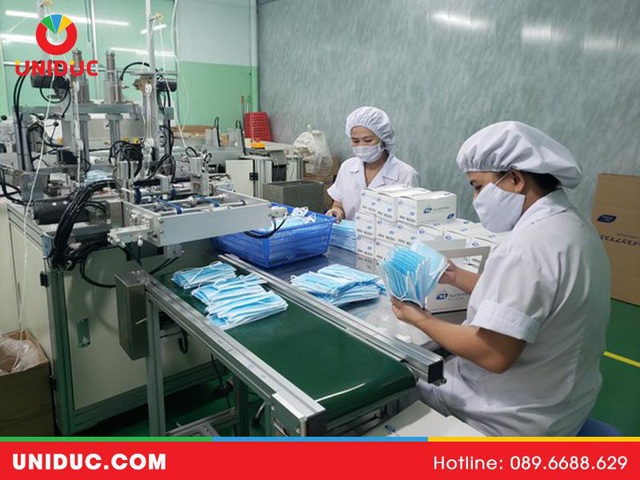 Uniduc JSC chuyên cung cấp dây chuyền sản xuất khẩu trang y tế tại Việt Nam - Ảnh 1.