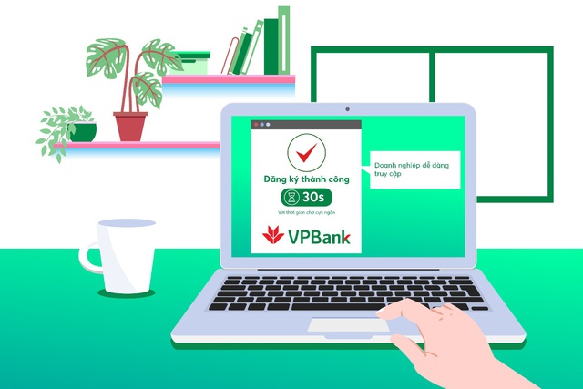 Ưu đãi “khủng” dành cho doanh nghiệp đăng ký tài khoản online tại VPBank - Ảnh 1.