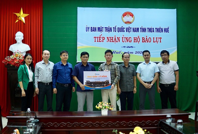 Cotana Group ủng hộ đồng bào tỉnh Thừa Thiên Huế 1 tỷ đồng khắc phục hậu quả lũ lụt - Ảnh 1.