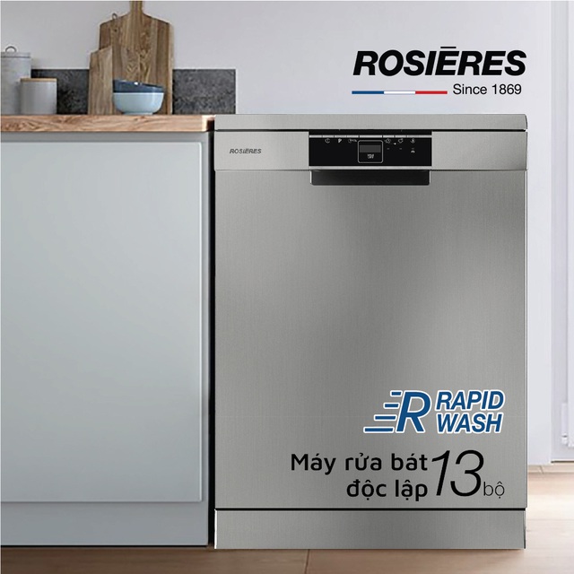 Rosieres ứng dụng công nghệ RapidWash vào sản xuất máy rửa bát - Ảnh 2.