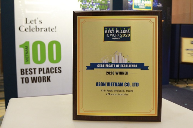 AEON Việt Nam tăng 52 bậc trong top 100 nơi làm việc tốt nhất Việt Nam - Ảnh 2.