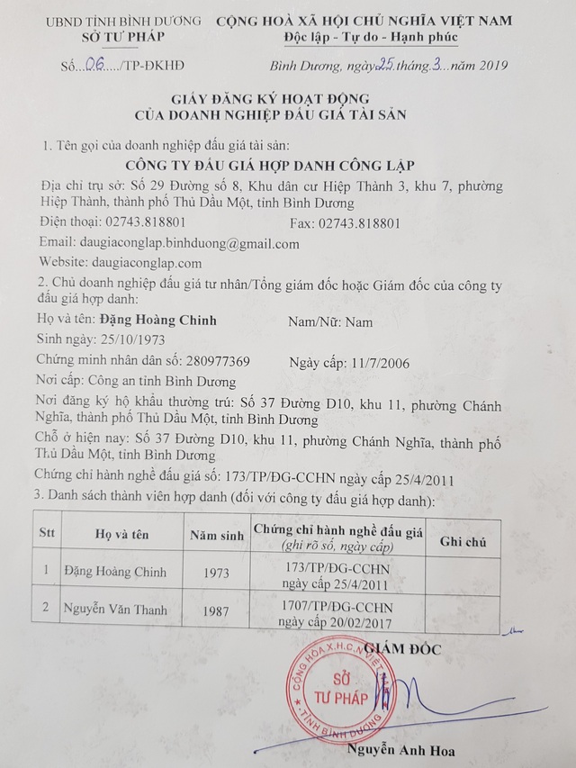 Công ty Đấu giá Hợp Danh Công Lập cần bán QSDĐ DT 44.000m2 khu vực Đồng Nai - Ảnh 1.