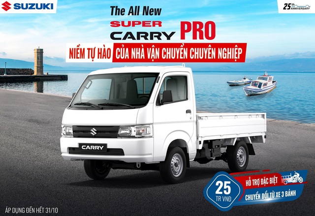 Hơn 2 triệu khách hàng tự tin chọn “Vua xe tải nhẹ” Super Carry Pro của Suzuki - Ảnh 2.