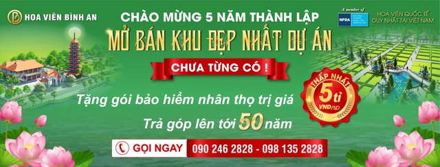 Chủ đầu tư Hoa Viên Bình An và chính sách đặc biệt kỷ niệm 5 năm thành lập - Ảnh 3.