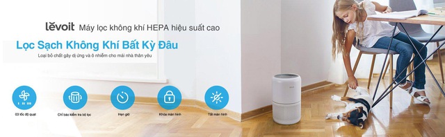 Bảo vệ sức khỏe cùng máy lọc không khí Levoit - Ảnh 2.