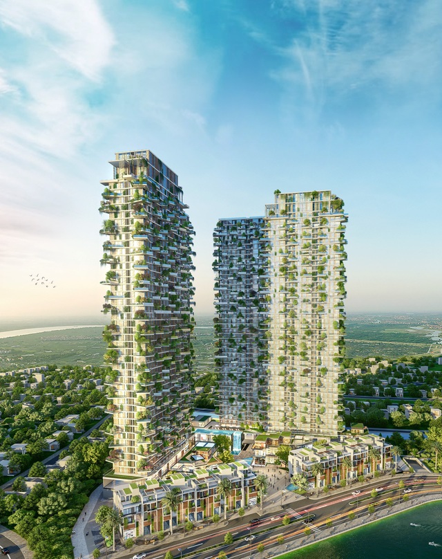 Có gì trong toà tháp xanh lọt top cao nhất thế giới của Ecopark - Ảnh 1.