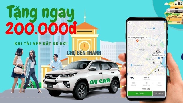 GV Taxi: nhiều lựa chọn đặt xe trong một ứng dụng công nghệ - Ảnh 1.