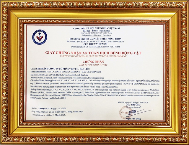 Tập đoàn Việt – Úc đạt nhiều chứng nhận khi ứng dụng công nghệ cao vào ngành tôm - Ảnh 1.