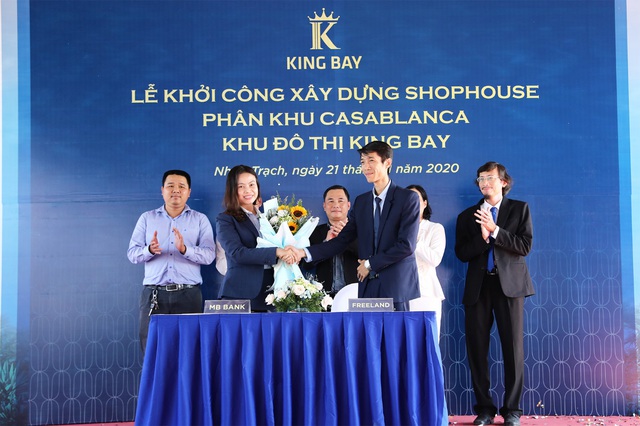 Lễ khởi công xây dựng 184 căn shophouse đầu tiên tại Khu đô thị King Bay - Ảnh 1.