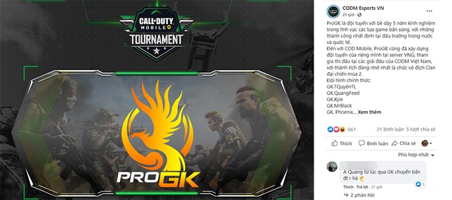 Gặp gỡ 02 đội tuyển khách mời danh dự của giải đấu Call of Duty Mobile Tournament - Oxygen Esports & ProGK - Ảnh 1.