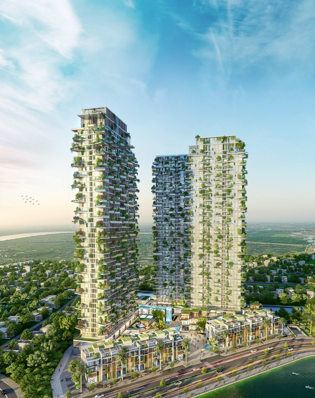 Tập đoàn thiết kế hàng đầu Dubai thiết kế tháp xanh biểu tượng Ecopark - Ảnh 1.