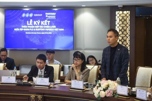 Tập đoàn FLC và Suntory PepsiCo Vietnam ký kết hợp tác chiến lược - Ảnh 2.