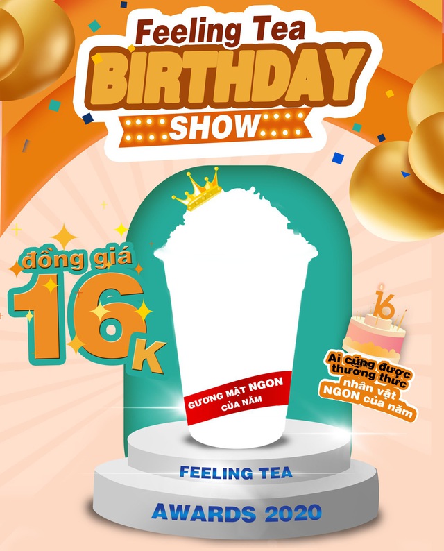 Anh cả của “đế chế trà sữa” Feeling Tea mừng sinh nhật 16 tuổi với menu sale “khét lẹt”, giá bằng đúng hồi mới ra mắt - Ảnh 2.