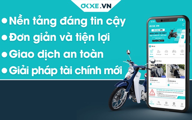 OKXE.VN - Lựa chọn thông minh cho mua bán xe máy trực tuyến - Ảnh 1.