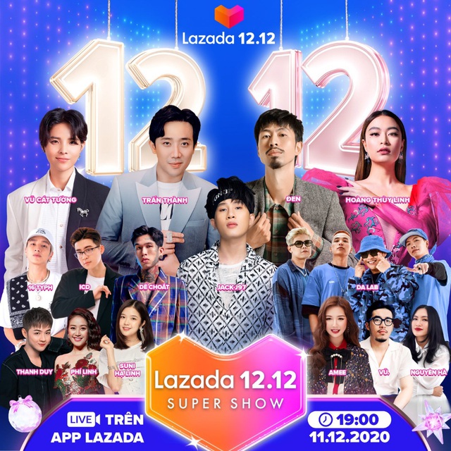 Đang cay cú tháng trước lỡ dịp xem live, giới trẻ cả nước mừng quýnh khi nghe tin Lazada Super Show trở lại hoành tráng vào 12.12 - Ảnh 1.