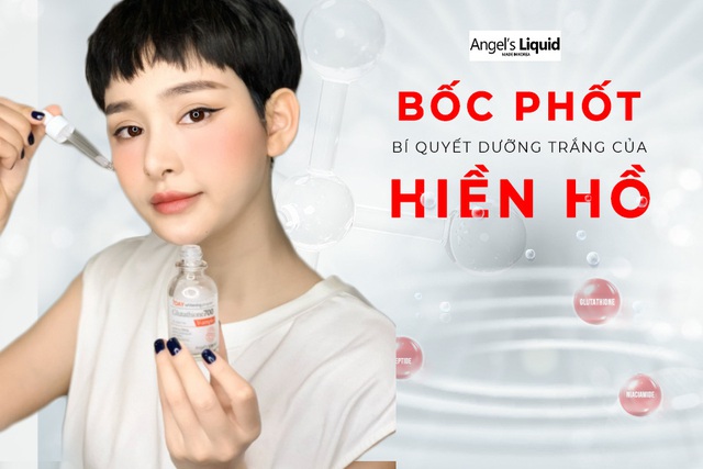 Bí quyết dưỡng trắng của Hiền Hồ hóa ra là chai serum Angels Liquid 7 Day - Ảnh 1.