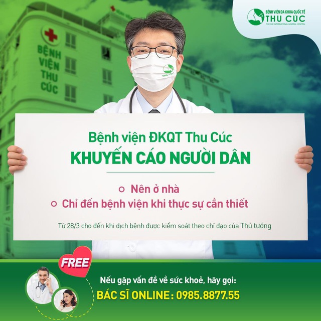 Bệnh viện ĐKQT Thu Cúc tư vấn khám chữa bệnh online miễn phí, sản phụ được hỗ trợ chi phí sinh con và hỗ trợ xe đưa đón - Ảnh 1.