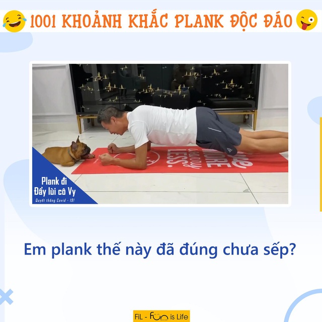 “Thách” nhau Plank đẩy lùi “Cô Vy” trong những ngày Work From Home - Ảnh 4.