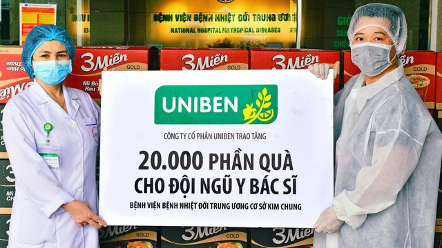 Uniben trao tặng 150.000 bữa ăn dinh dưỡng từ Mì 3 Miền và Nước trái cây Joco tới đội ngũ Y Bác sĩ các bệnh viện tuyến đầu - Ảnh 6.