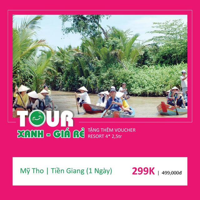 Tour xanh - Giá rẻ chỉ từ 299K, tặng voucher resort 4* - Ảnh 1.