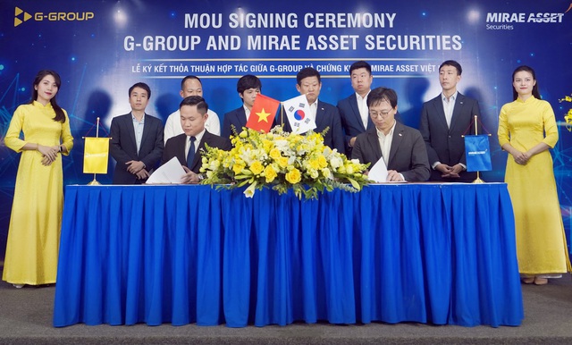 Tập đoàn G-Group ký kết hợp tác chiến lược với Công ty Chứng khoán Mirae Asset - Ảnh 1.